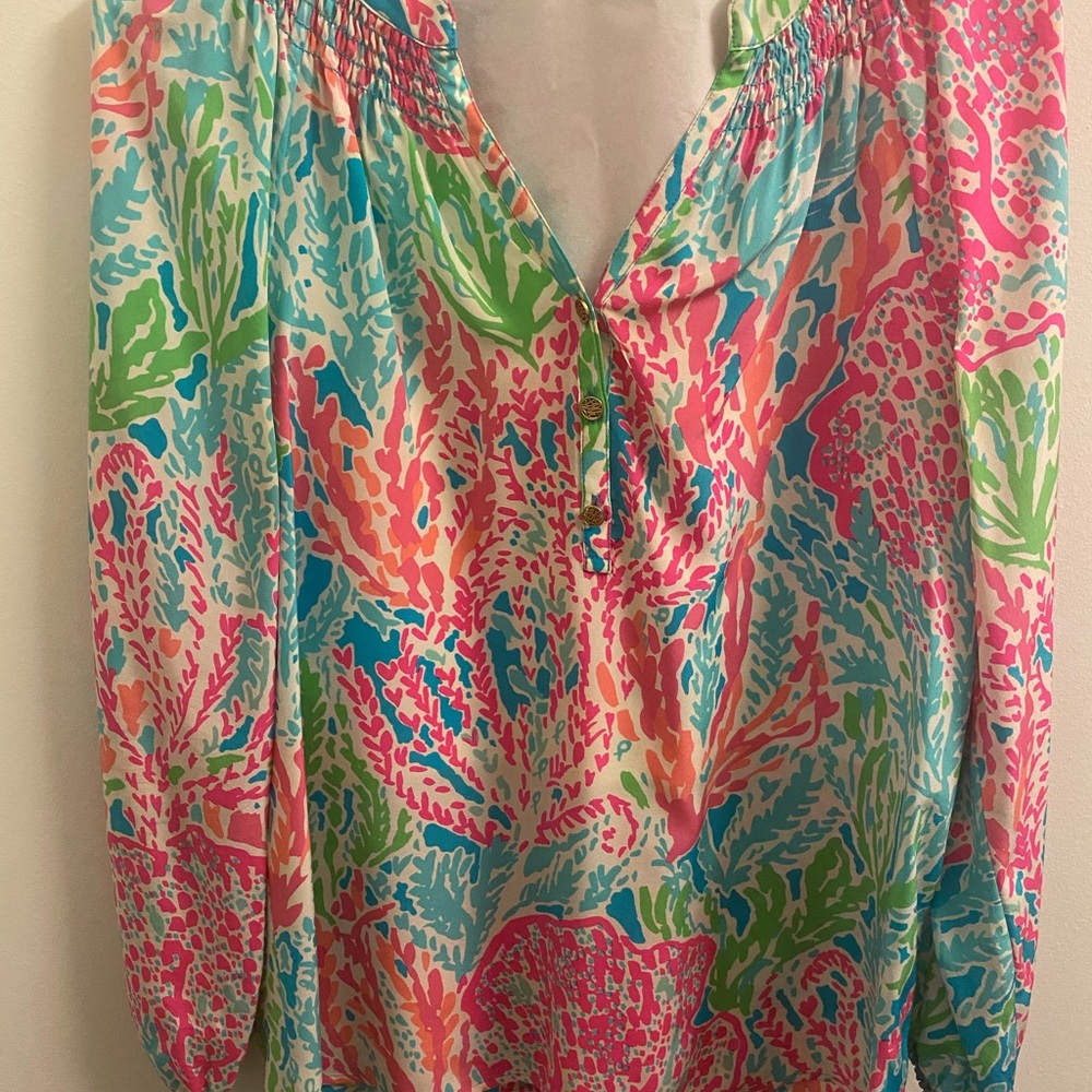 Lilly Pulitzer Lets Cha Cha Elsa top (small)